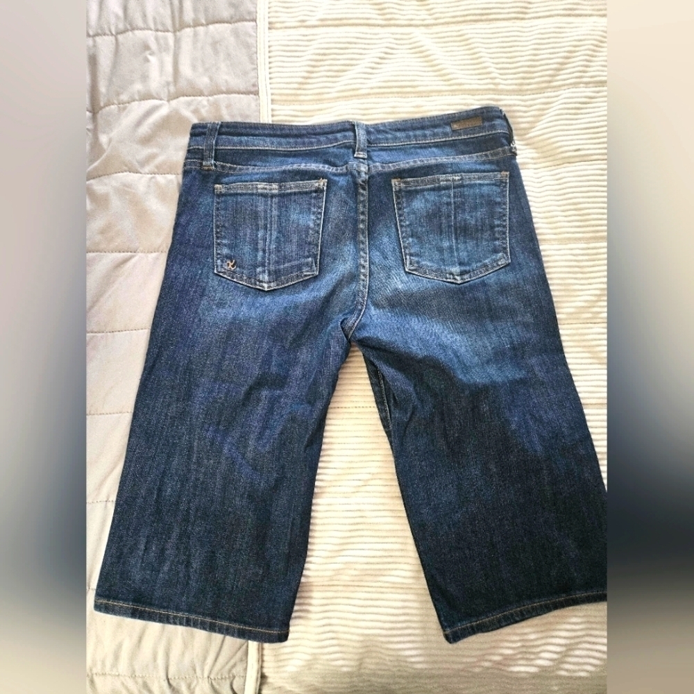 Kut From The Kloth Blue Denim Capri Jeans Size 6
